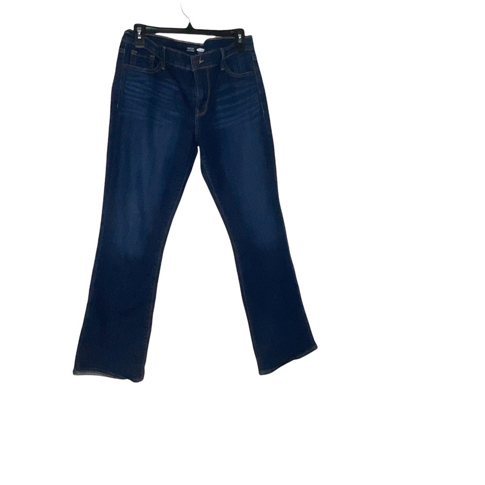 BLUE dark wash, jeans pants. Short. By Old Navy - Picture 4 of 9